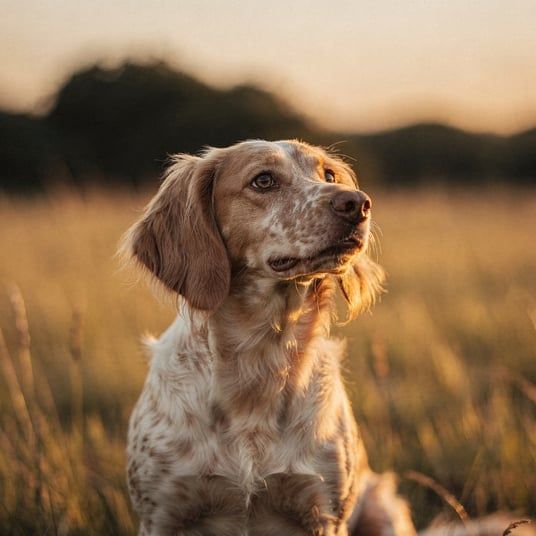Blond Brittany Hound