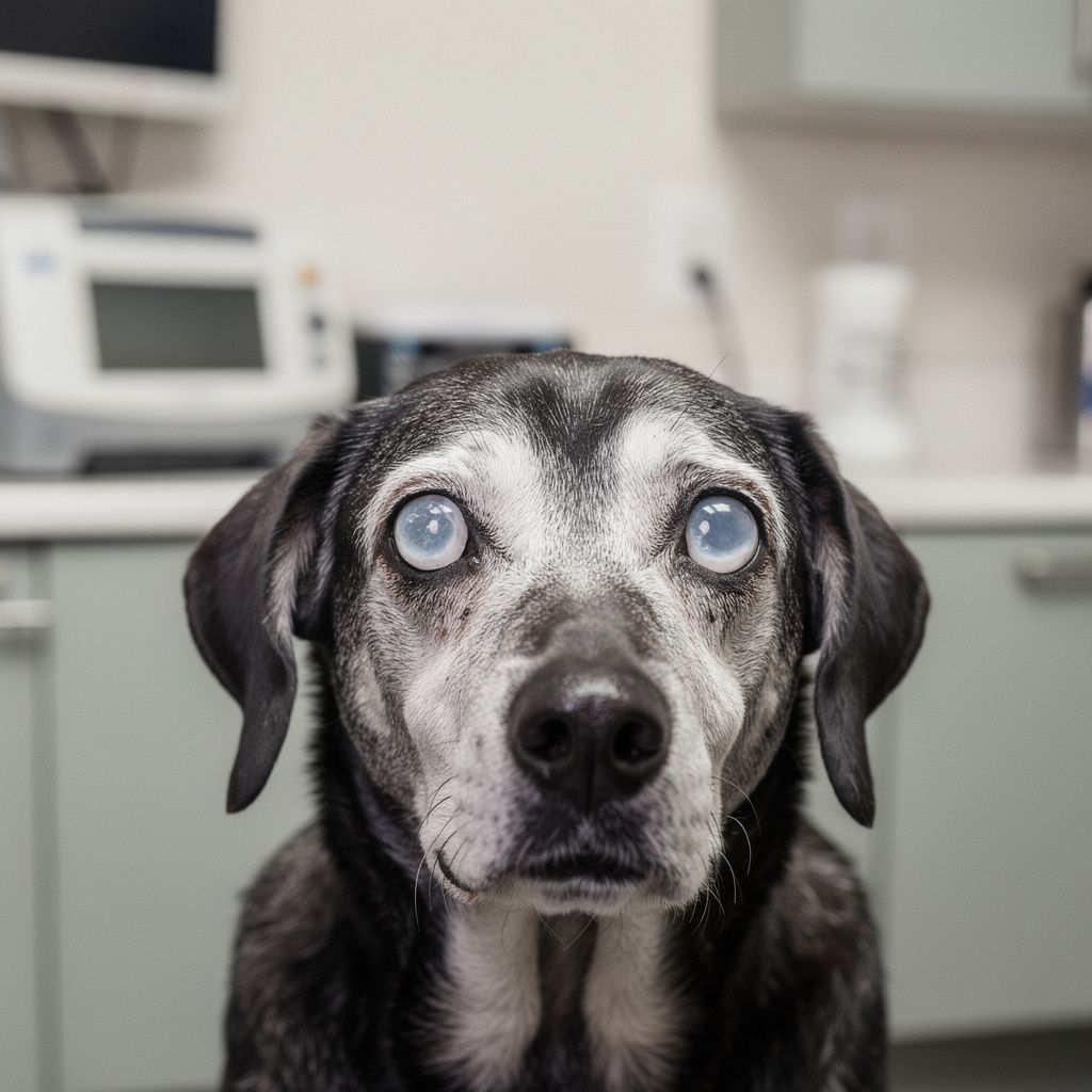 Grauer Star beim Hund - Symptome und OP-Kosten