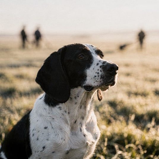Grand Anglo French White And Black Hound
