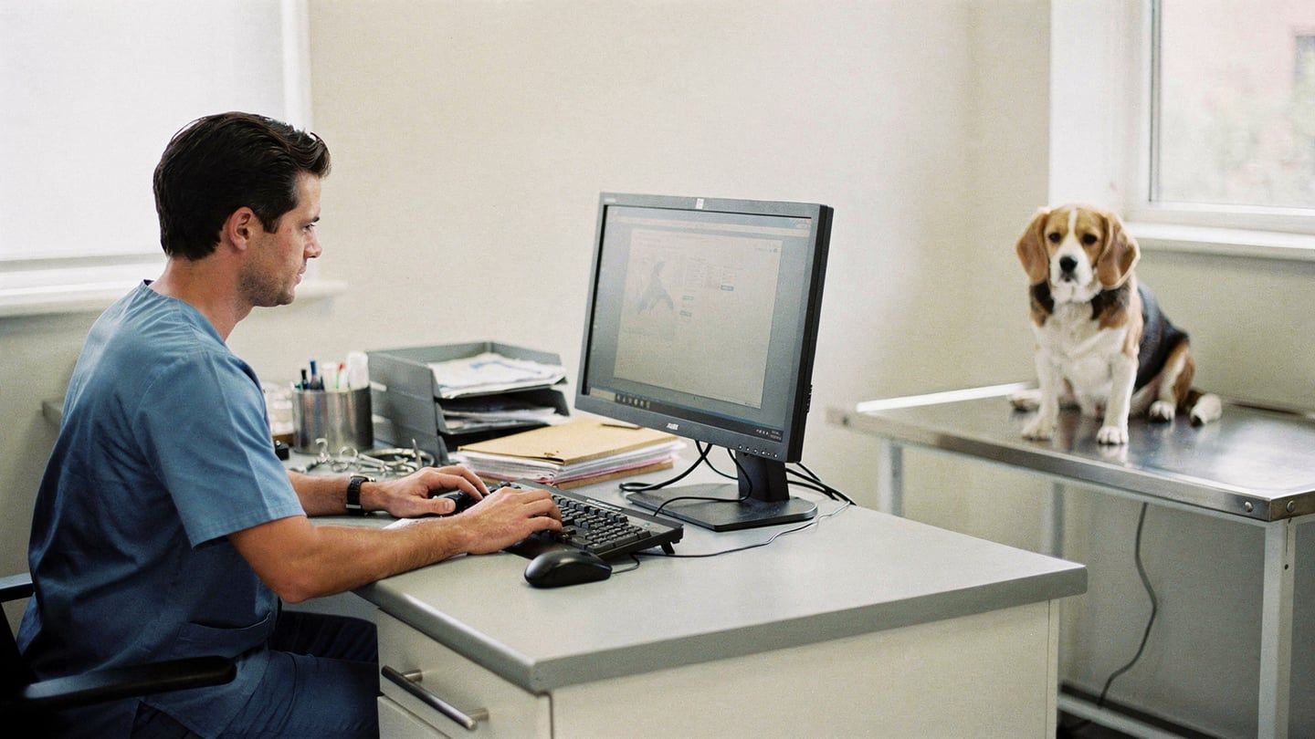 Vet typing notes - modern computer-based clinical documentation