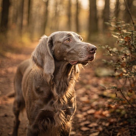 Weimaraner Long Haired